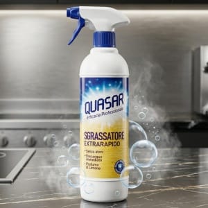 Quasar Uniwersalny Odtłuszczacz w Sprayu - Profesjonalna Moc Czyszczenia 580 ml