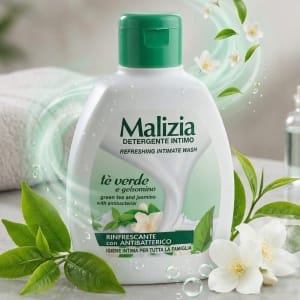 Płyn do higieny intymnej Malizia zielona herbata i jaśmin 200ml