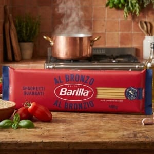Barilla Pasta al Bronzo Spaghetti Quadrati 500 g – Włoski Makaron tłoczony przez matryce z brązu