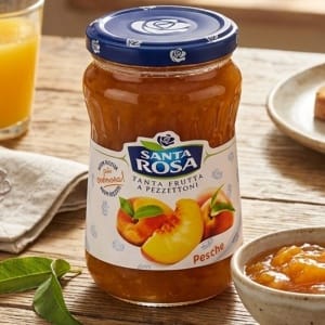 Santa Rosa włoski dżem brzoskwiniowy z kawałkami owoców 350g