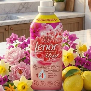 Płyn do płukania Lenor Elixir Amalfitana 575 ml – świeżość i luksusowy zapach 25 Prań