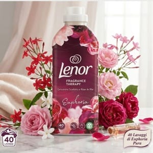 Lenor Euphoria Gelsomino e Rose de Mai Płyn do płukania 840 ml 40 Prań