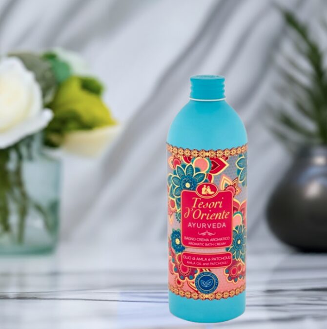 Tesori d'Oriente AYURVEDA płyn do kąpieli i prysznica 500 ml – orientalny, włoski zapach