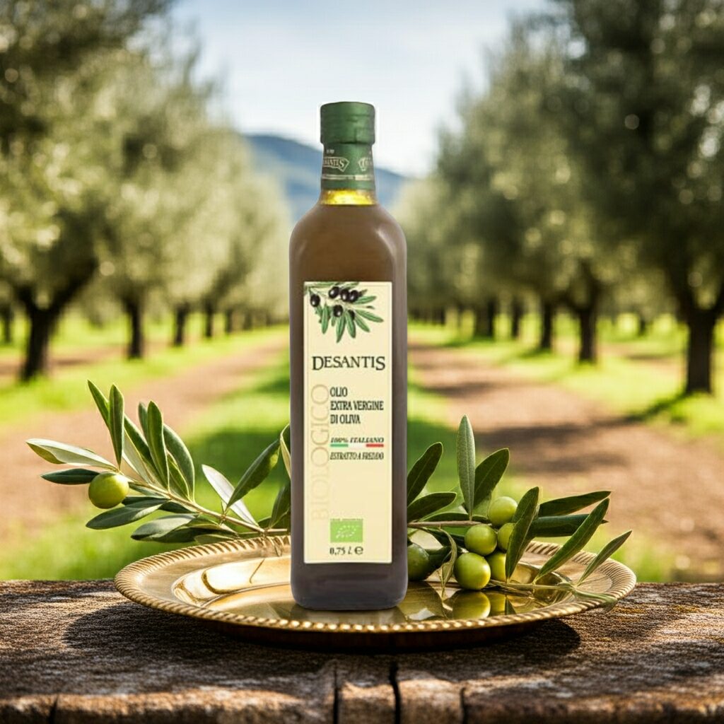 De Santis Włoska ekologiczna oliwa extra vergine Prosto z Włoch 750ml