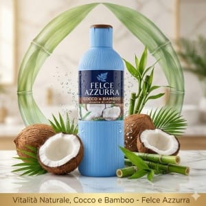 Felce Azzurra Bagnodoccia Cocco e Bamboo – żel pod przysznic kokos i bambus 650 ml