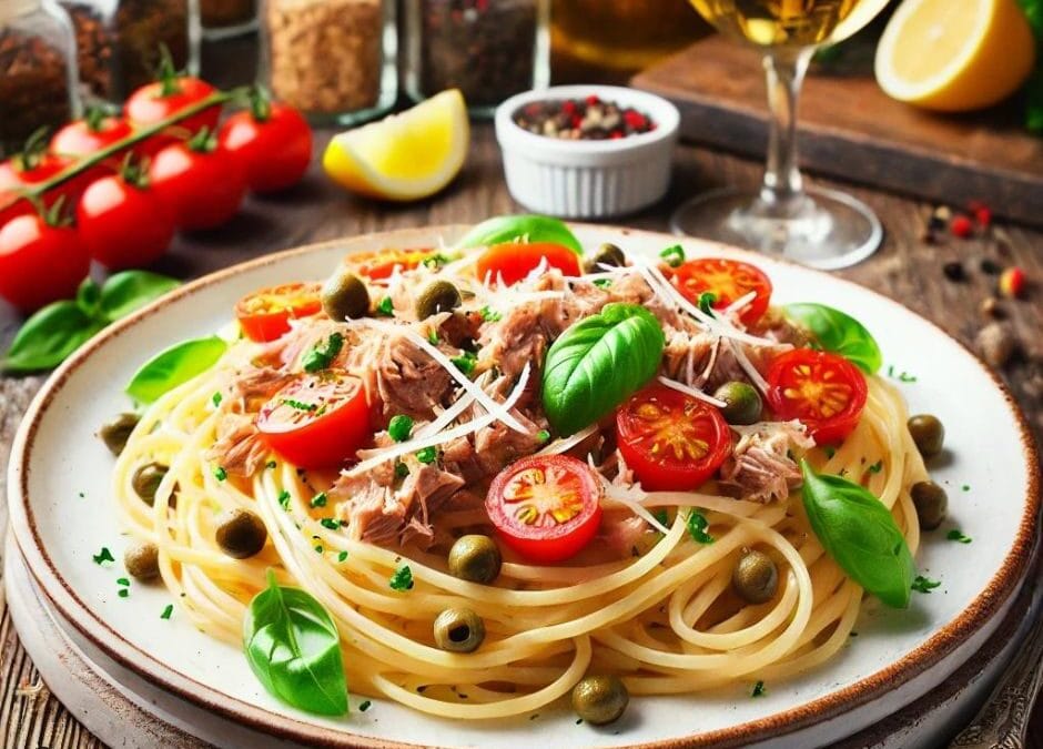 🍝 Przepis na Pyszne Spaghetti z Tuńczykiem 🍝