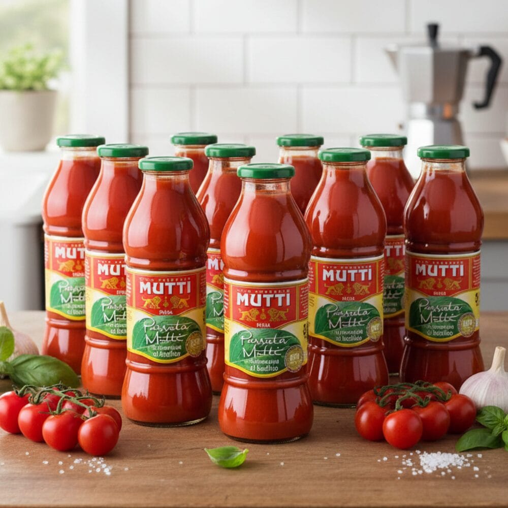 12x Mutti Passata z bazylią 700 g