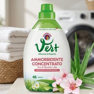 Chanteclair Vert Ekologiczny płyn do płukania z kwiatem migdałowca i aloesem 45 Prań 900 ml