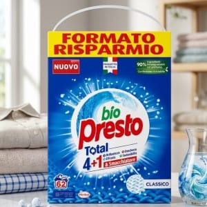 Bio Presto proszek do prania 62 prań 3,1 Kg