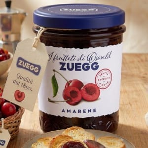 Konfitura Wiśniowa ZUEGG 320g – Włoski Dżem Premium z Ręcznie Zebranych Owoców