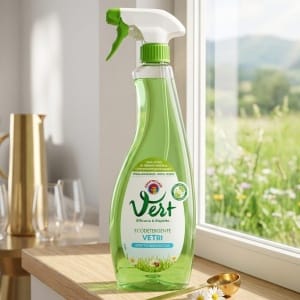 Chanteclair Vert Vetri 625 ml – Ekologiczny Płyn do Okien o Naturalnej Skuteczności 100% roślinnych składnikach