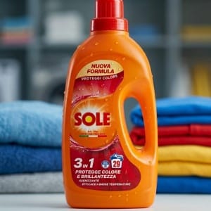 Włoski Płyn Żel do Prania Koloru Sole Proteggi Colore 1.3L 29p Oryginalny z Włoch