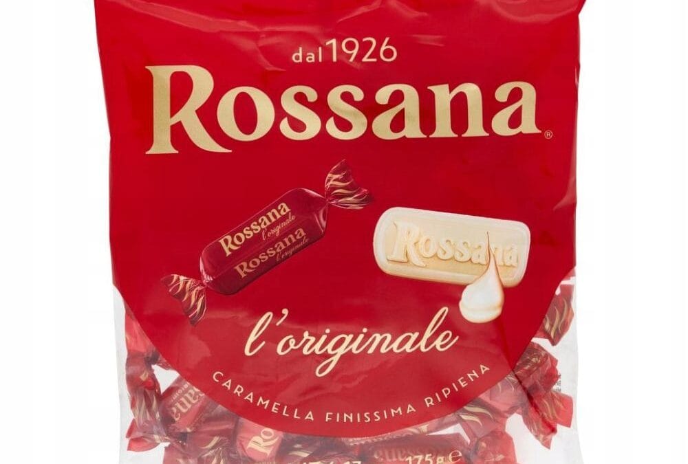 Oryginalne Cukierki Rossana 175 g – Tradycja w Każdym Kęsie!