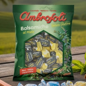 Ambrosoli cukierki balsamiczne z miodem 135 g Bez Glutenu
