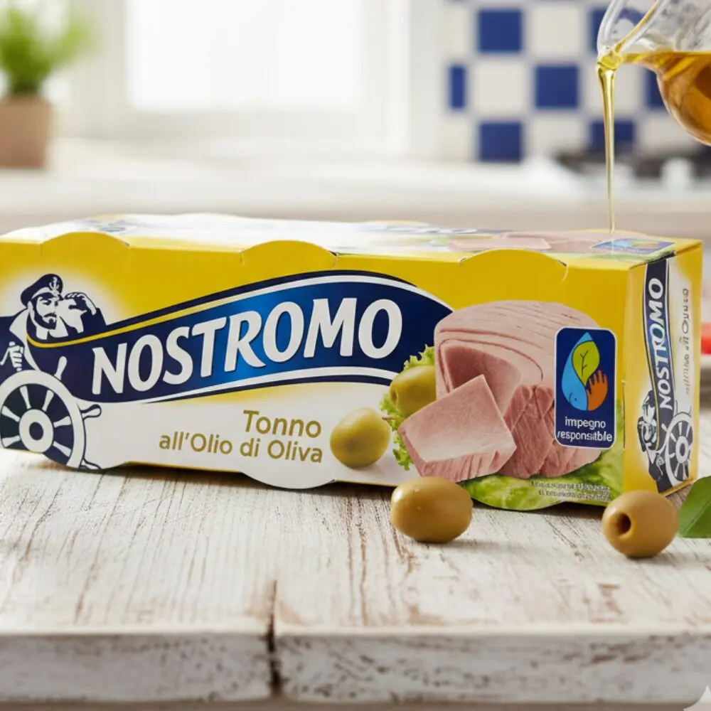 Tuńczyk Nostromo w Oliwie z Oliwek Premium 3x70 g.