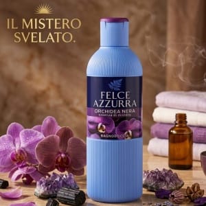 Felce Azzurra Orchidea Nera żel do kąpieli 650 ml Idealny do kąpieli i pod prysznic