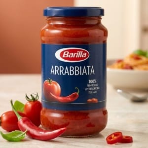 Barilla Arrabbiata sos pomidorowy z papryką i chili gotowy do spożycia 400 g