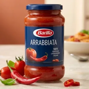 Barilla Arrabbiata sos pomidorowy z papryką i chili gotowy do spożycia 400 g