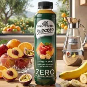 San Benedetto Succoso Zero Frutta Mix 400 ml – Włoski napój owocowy bez cukru