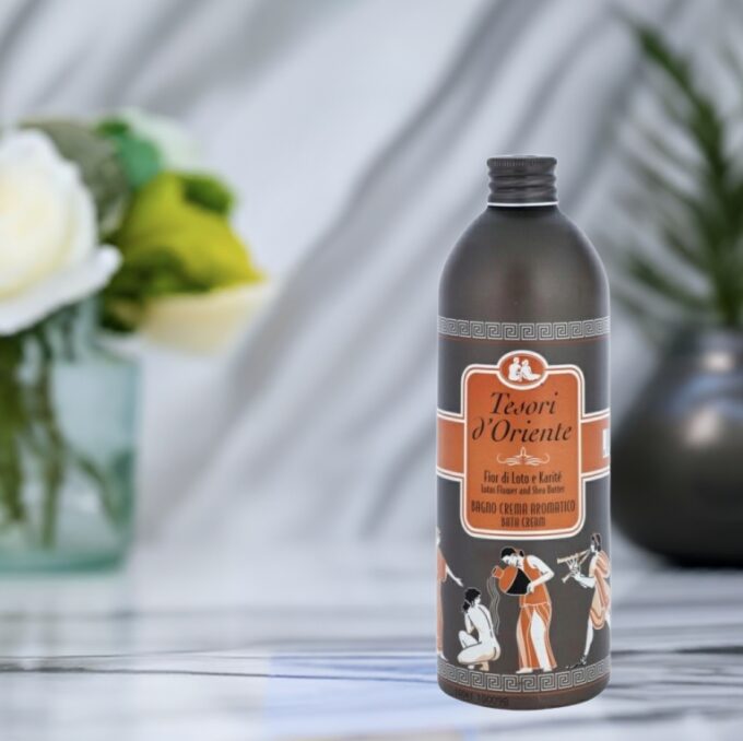 Tesori d’Oriente Kwiat Lotosu płyn do kąpieli 500 ml zestaw 6 sztuk