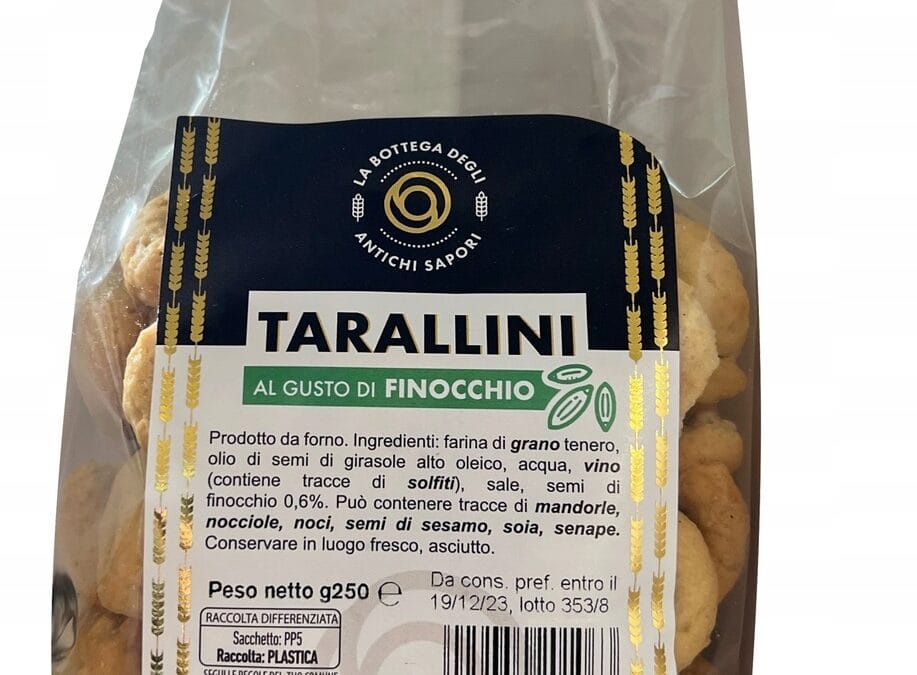 Tarallini al Finocchio – Ciastka z Koprem Włoskim prosto z Włoch