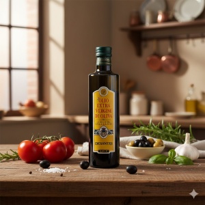 DeSantis Oliwa z Oliwek Extra Vergine 100% Włoskie Oliwki, Najwyższa Jakość, Autentyczny Smak, 0,5L
