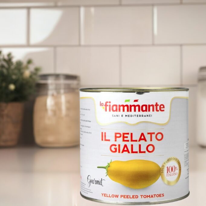 La Fiammante Pelato Giallo żółte pomidory 6x2,5 kg
