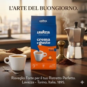 Kawa mielona Lavazza Crema e Gusto Risveglio Forte 250g