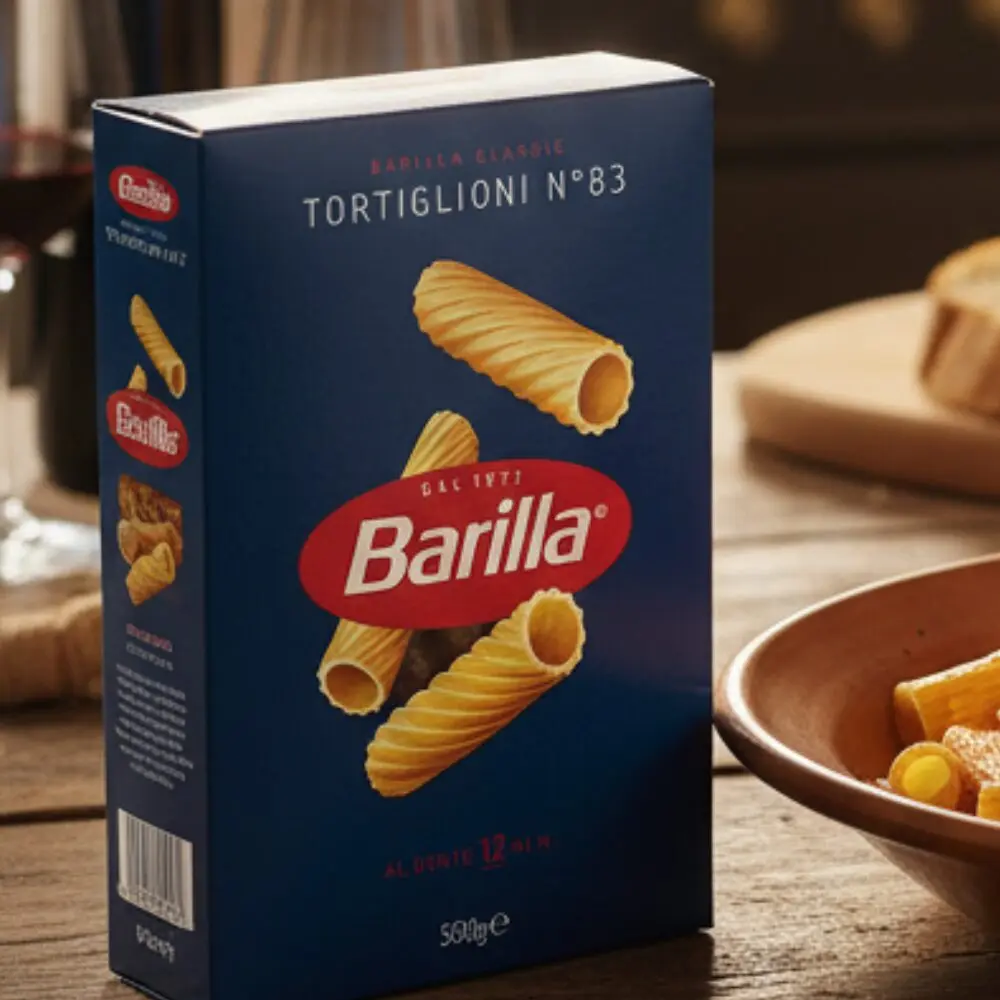 Barilla Makaron Tortiglioni 500g - Włoskie Rurki