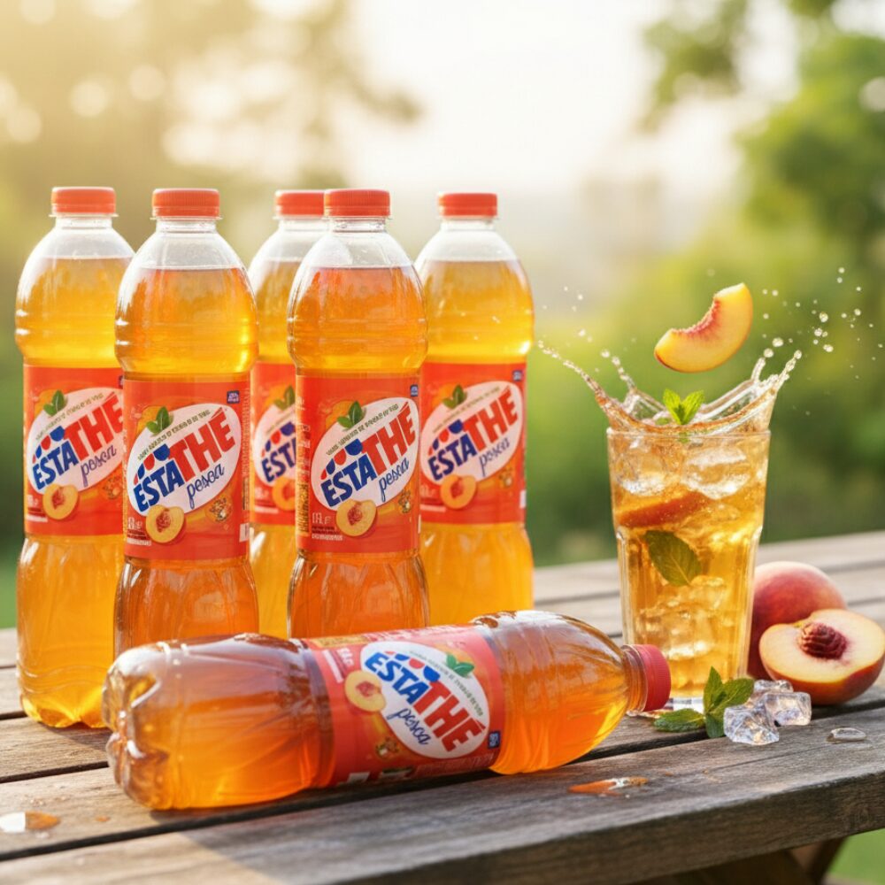 Estathé Pesca Herbata Brzoskwiniowa Zestaw 6x1,5L - Zapas Orzeźwienia
