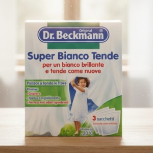 Dr. Beckmann - Super Bianco Tende - Idealna Biel Twoich Firan 3 saszetki usuwa żółknięcie