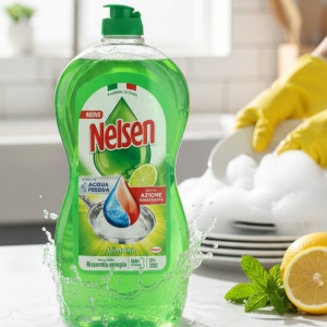 Nelsen Płyn do Mycia Naczyń Limone Skoncentrowany Odtłuszczacz 850 ml