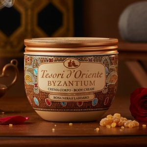 Tesori d'Oriente Krem do Ciała Byzantium 300ml - Czarna Róża i Labdanum