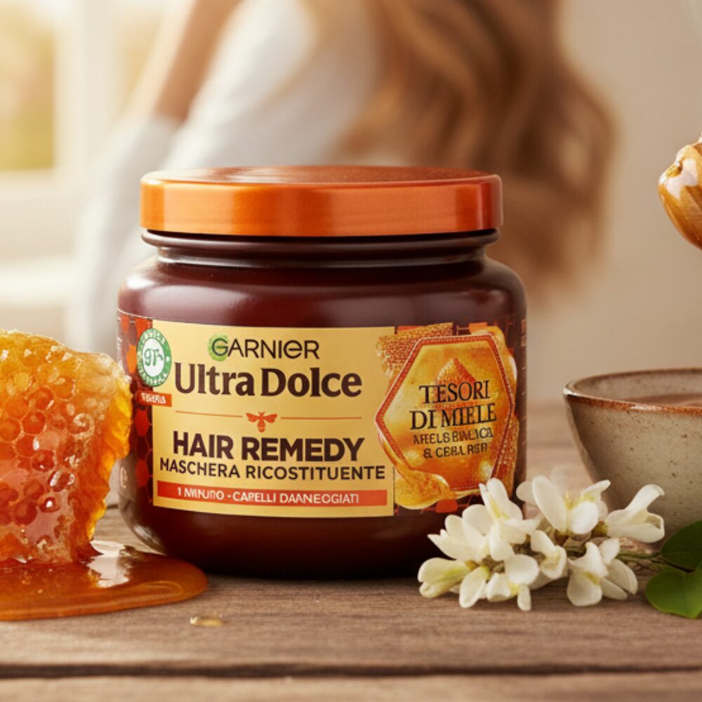 Garnier Regenerująca Maska do Włosów z Miodem 340ml