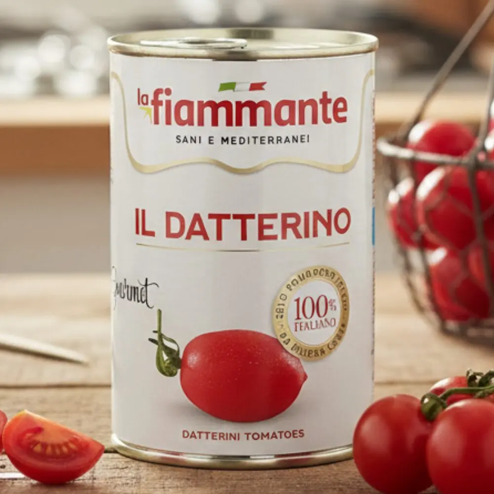 La Fiammante Pomidory Datterini Gourmet 400g - 100% Słodkie Włoskie Pomidorki