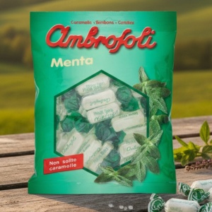 Ambrosoli Cukierki Miętowe 150g - Mocne Włoskie Miętówki