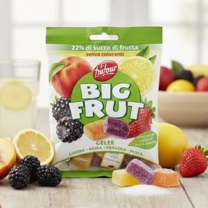 Dufour Big Frut Gelee 150g - Włoskie Żelki Owocowe z Sokiem
