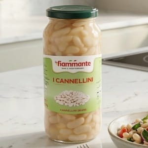 La Fiammante Fasola Cannellini 540g - Włoska Biała Fasola w Zalewie