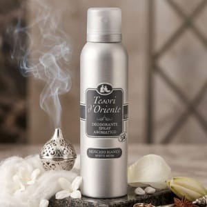 Tesori d'Oriente Dezodorant Muschio Bianco 150ml - Zapach Białego Piżma