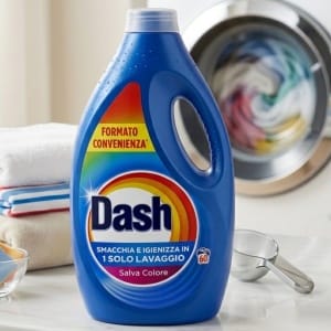 Dash Płyn do Prania Kolorów 2700ml – Intensywne Kolory i Higieniczna Czystość 60 Prań