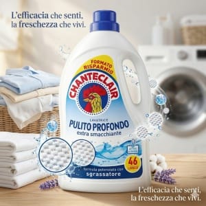 Chanteclair Pulito Profondo płyn do prania 2,07L - 46 Prań - Głębokie Czyszczenie