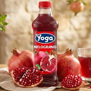 Yoga Melograno naturalny sok granatowy bez sztucznych dodatków, bogaty w antyoksydanty i witaminy 1L