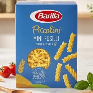 Barilla Mini Fusilli 500g – Włoski Makaron Małe Świderki Idealny dla Dzieci