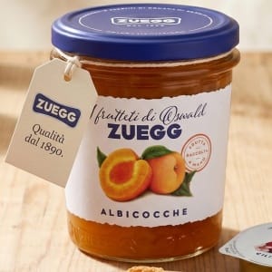 Zuegg Konfitura Brzoskwiniowa – intensywny smak włoskich brzoskwiń, ręcznie zbieranych – Wegańska, bezglutenowa 320 g