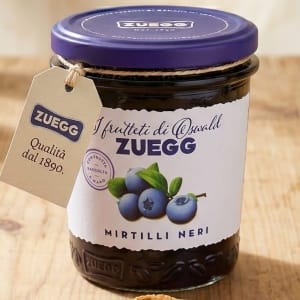 Konfitura Extra Czarna Jagoda Zuegg 320g - Produkt Wegański