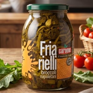 Oryginalne Włoskie Friarielli 950ml - Gotowe Brokuły Neapolitańskie