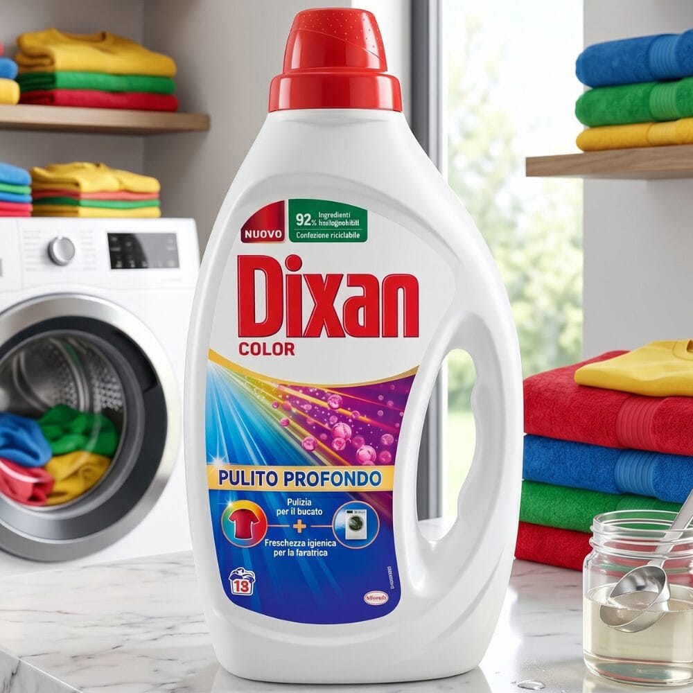 Włoski Żel do Prania Dixan Color Ochrona Koloru 19p 1,068L Oryginał