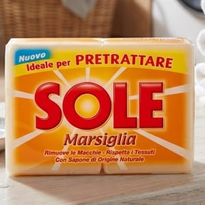 Włoskie Mydło Marsylskie do Odplamiania Sole 2x250g Kostka Oryginał