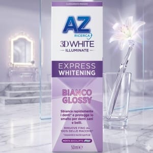 Włoska Pasta Wybielająca AZ 3D White Express Whitening Bianco Glossy 50 ml