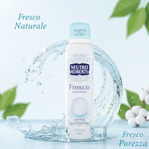 Felce Azzurra Dezodorant Spray 150ml – Classico, 48h Włoski Bez Alkoholu